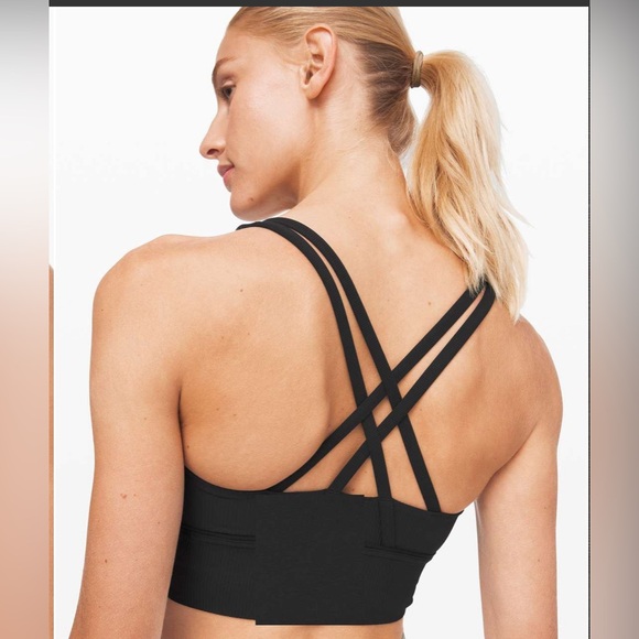 Lululemon Energy Bra *Long Line Texture
Black size 4 - Picture 2 of 6